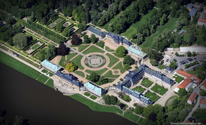 Schloss Pillnitz Dresden Luftbild