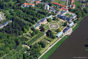Schloss Pillnitz Dresden Luftbild
