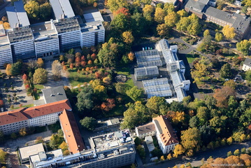 Botanischen Garten Leipzig Luftbild