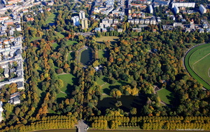 Clara-Zetkin-Park Leipzig  Luftbild