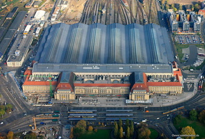 Leipzig Hauptbahnhof Luftbild