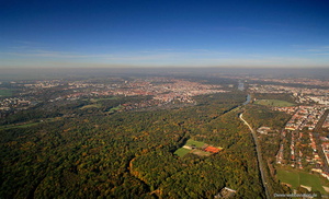 Leipziger Auwald Luftbild
