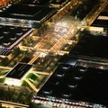Leipziger Messe bei Nacht   Luftbild