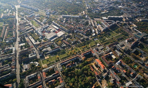Leipzig-Reudnitz und Lene-Voigt-Park  Luftbild
