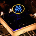 MM Logo auf der Wintergartenhochhaus leipzig Luftbild