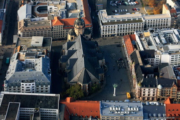 Nikolaikirche  Leipzig Luftbild