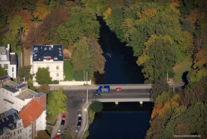 Plagwitzer Brücke Weisse Elster Leipzig Luftbild 