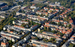 Waldstraßenviertel Leipzig Luftbild 