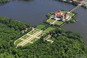 Jagdschloß Moritzburg  Luftbild