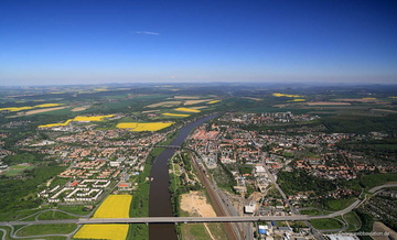 Pirna  Luftbild