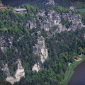 die Bastei in der Sächsischen Schweiz aerial photo /  Luftbild 