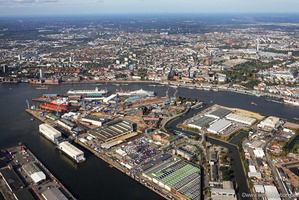 Hamburg Hafen  Luftbild