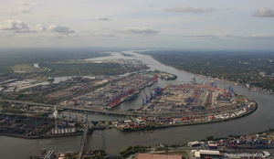 Containerhafen,  Hamburg   Luftbild