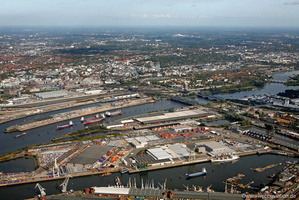 Kleiner Grasbrook Hamburg Luftbild