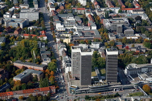 Mundsburg  Hamburg   Luftbild