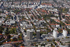 Mundsburg  Hamburg   Luftbild