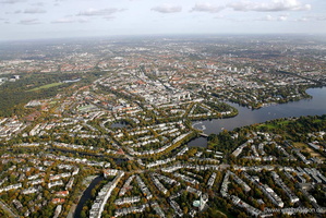 Hamburg-Uhlenhorst Luftbild