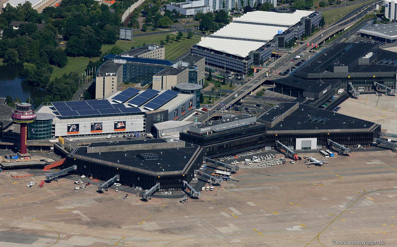 (HAJ) Flughafen Hannover Luftbild