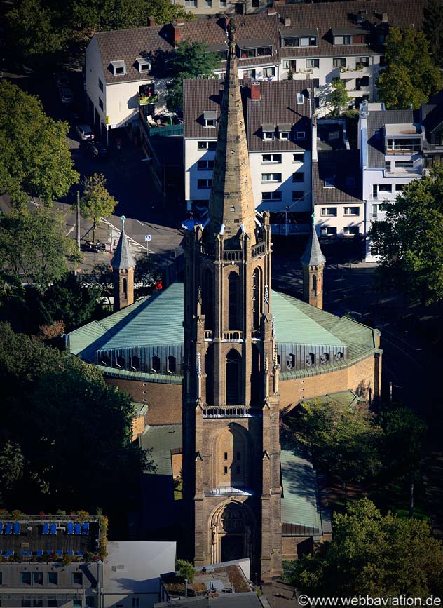 Mauritiuskirche Köln Luftbild 